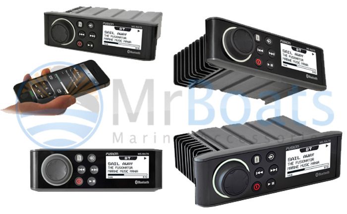 Fusion Marine Stereo Bluetooth IPOD MP3 AM FM AUX 50W RA70 Fusion Marine Stereo Bluetooth IPOD MP3 AM FM AUX 50W RA70
